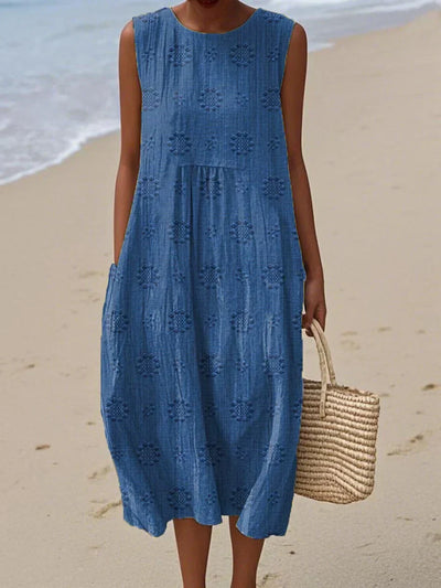 Sleeveless Cotton Dress