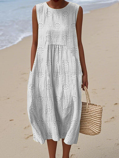 Sleeveless Cotton Dress
