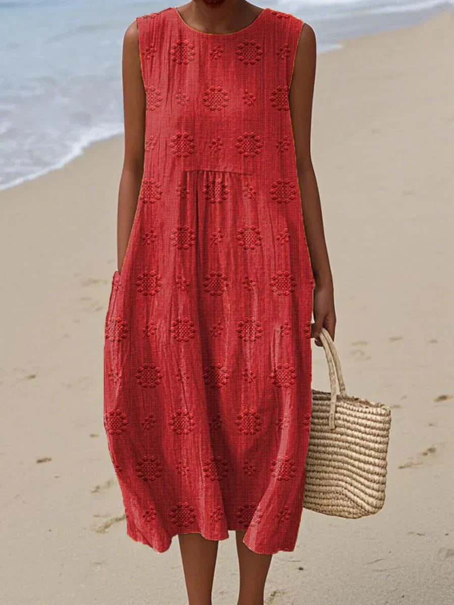 Sleeveless Cotton Dress