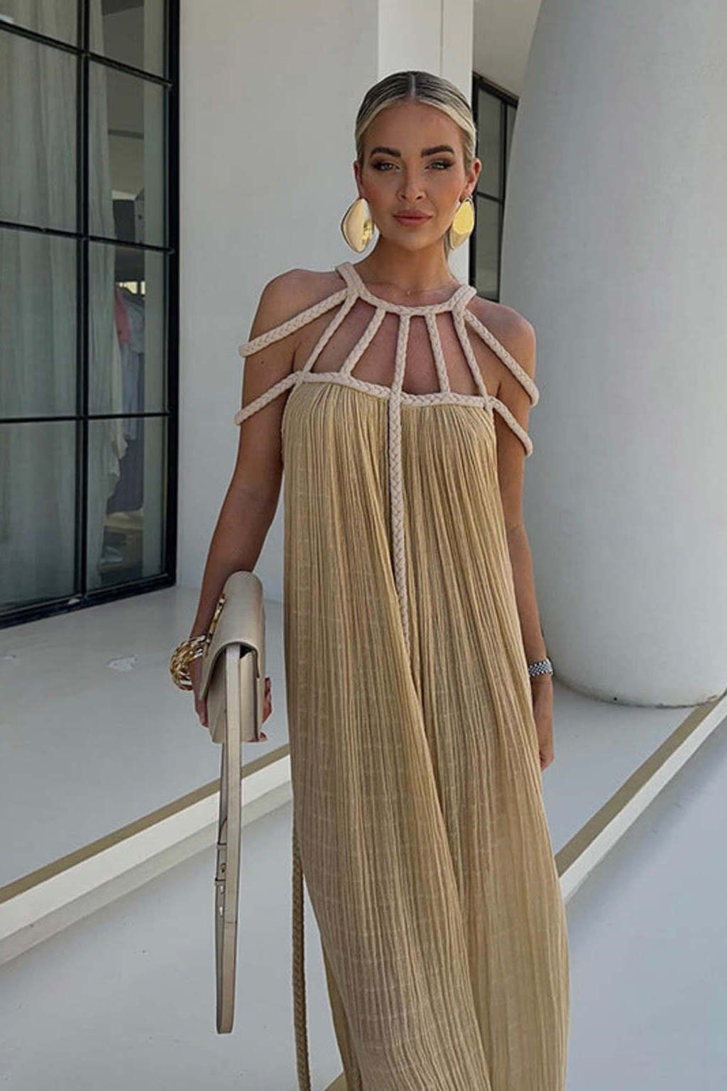 Solid Color Maxi Dress
