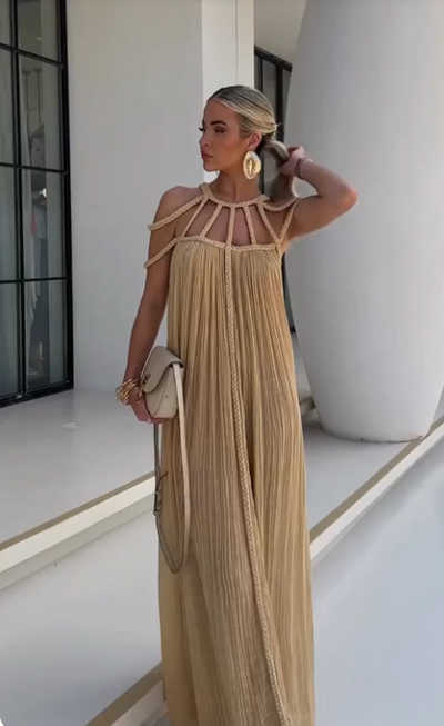 Solid Color Maxi Dress