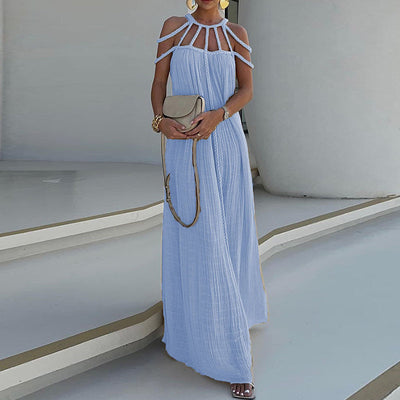 Solid Color Maxi Dress