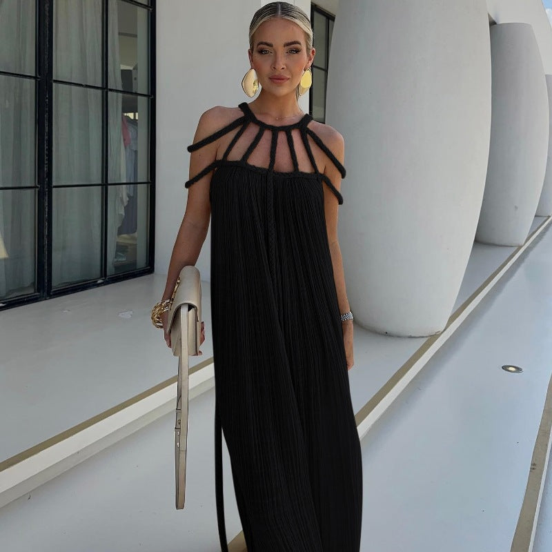 Solid Color Maxi Dress