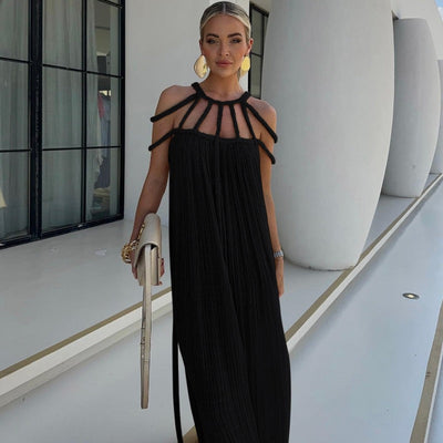 Solid Color Maxi Dress