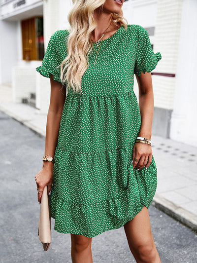 Summer Guest Dress Short Sleeves