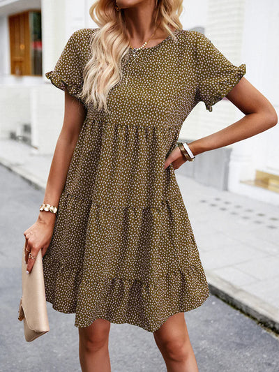 Summer Guest Dress Short Sleeves
