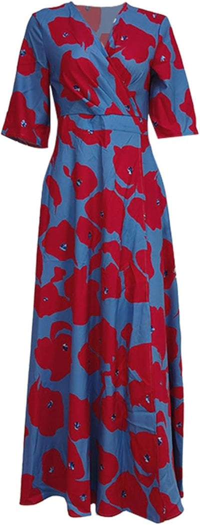 Summer_V-neck_Dress