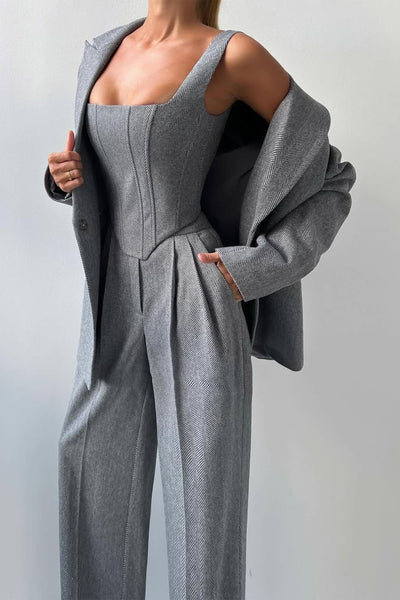 Tailored Three-Piece Set
