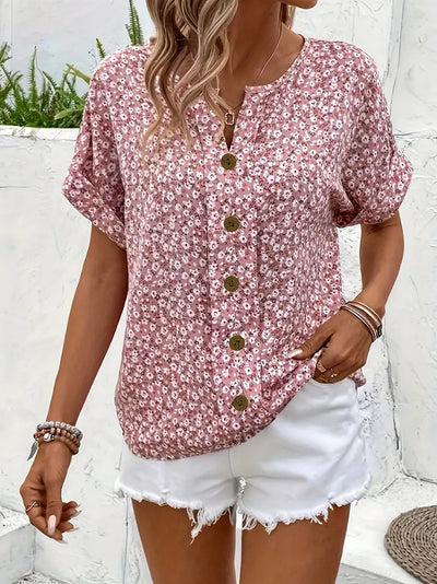 Trendy Blouse with Buttons