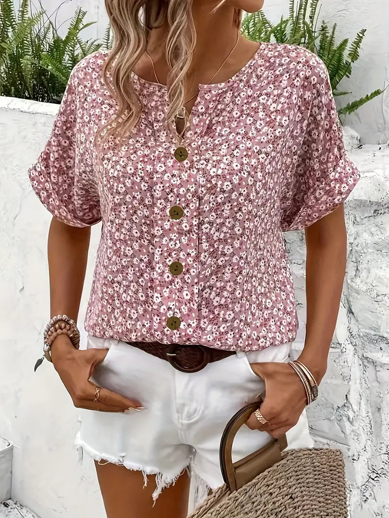 Trendy Blouse with Buttons