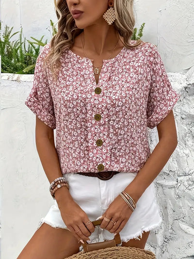 Trendy Blouse with Buttons