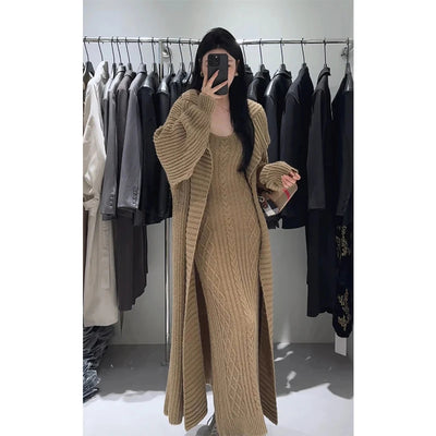 Sarah | Two-Piece Set – Cardigan & Slim Fit Slip Dress
