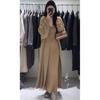 Sarah | Two-Piece Set – Cardigan & Slim Fit Slip Dress