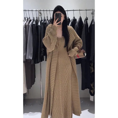 Sarah | Two-Piece Set – Cardigan & Slim Fit Slip Dress