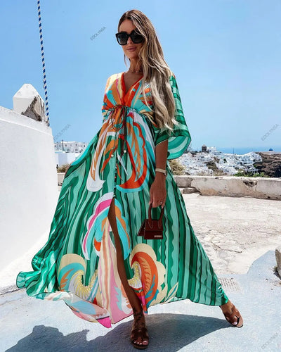 Georgia | Airy Elegant Gorgeous Printing Maxi Dress